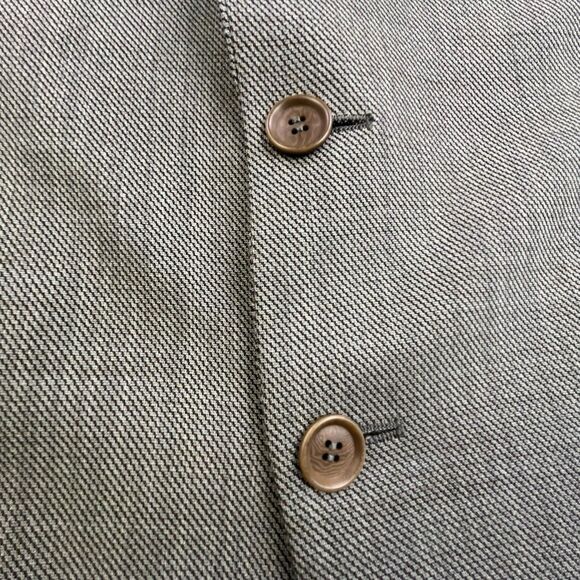 Ermenegildo Zegna Soft Blazer Men 46R Wool 2 Button Tweed Sport Coat Jacket - Picture 3 of 15